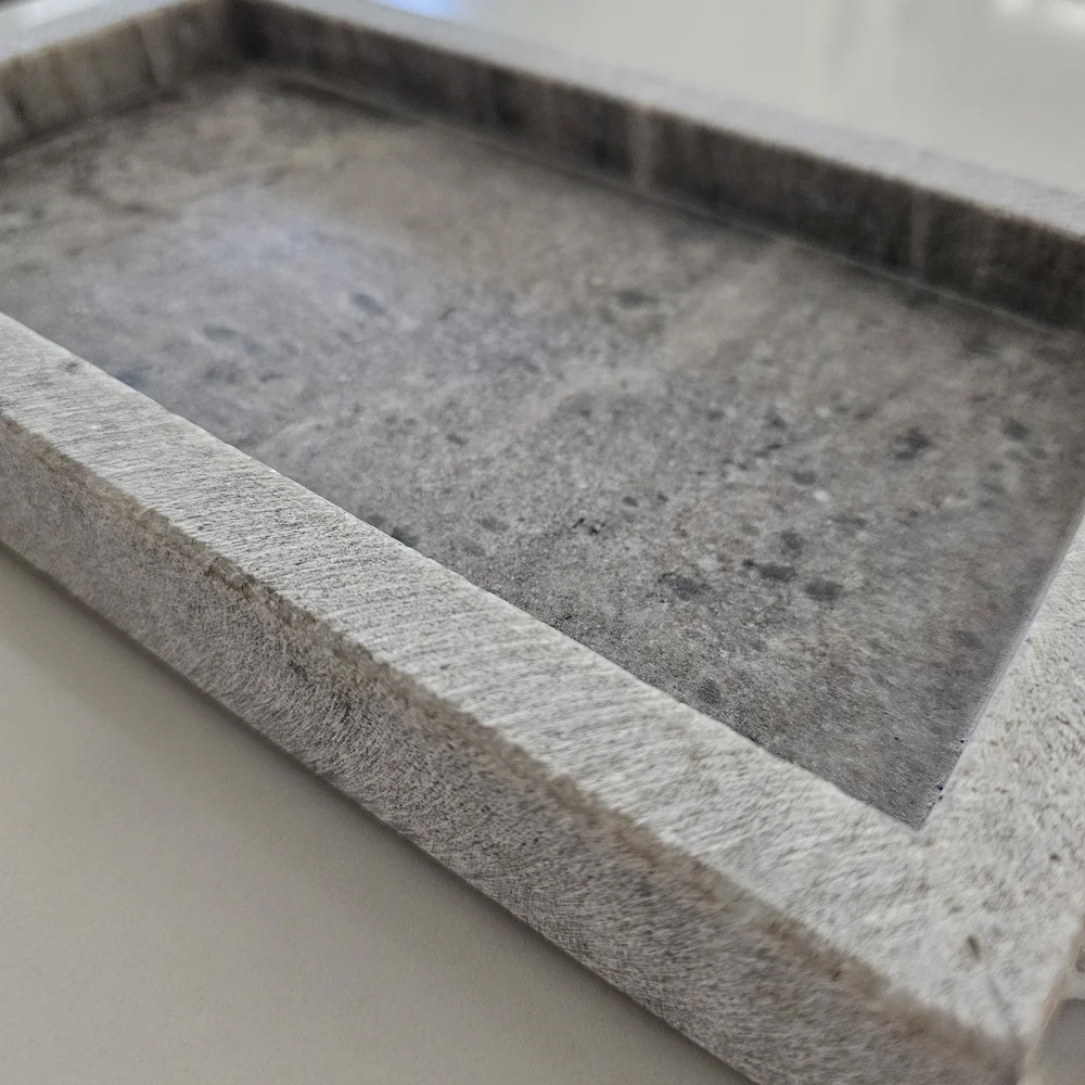 Gray Marble Stone Tray